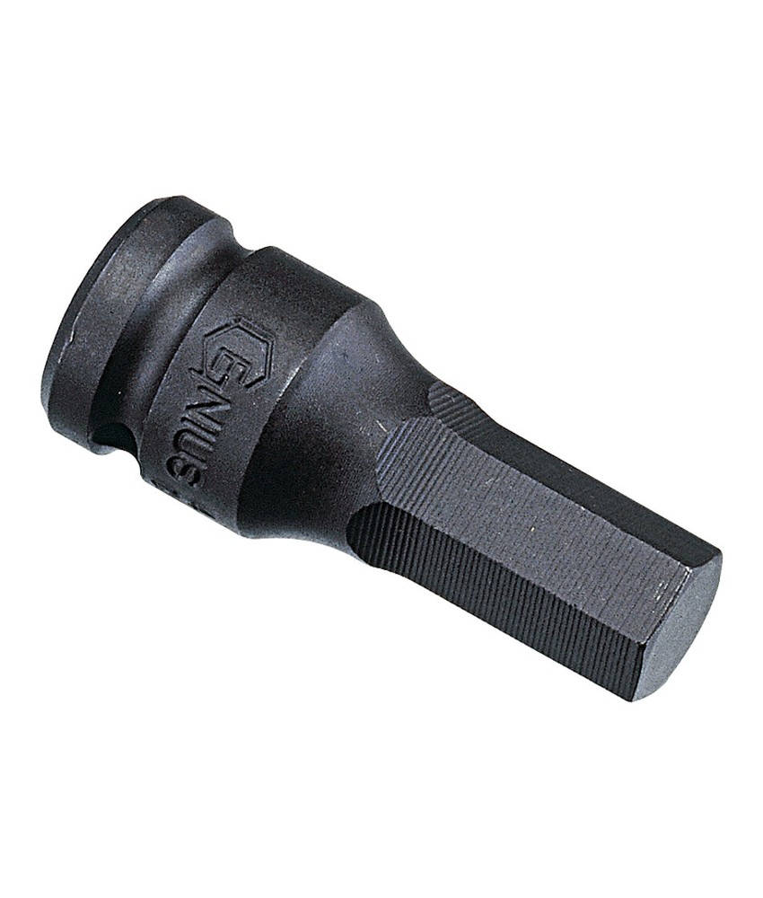 Genius Tools 1/2" Dr. 21mm Hex Impact Bit Socket, 76mmL (CR-Mo) - 447621