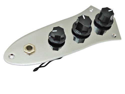 Prewired Jazz Bass Control plate..... Chrome