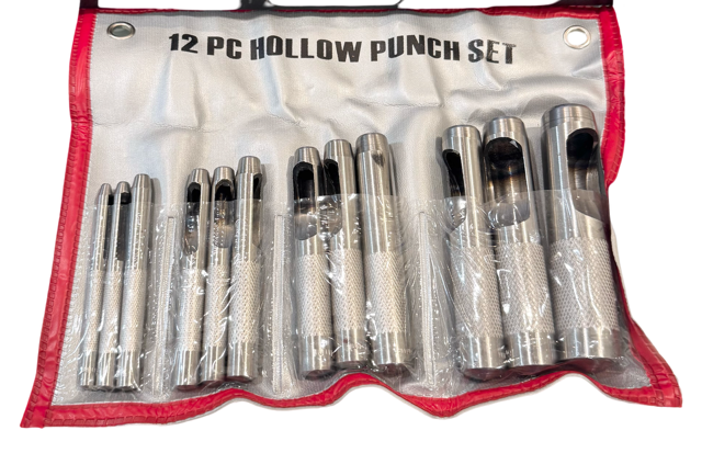 Shop Pro 12 Piece Metric Hollow Punch Set 3mm to 19mm