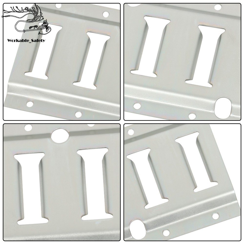 10 Pack 2-Foot Silver Galvanized E Track Rail Fit For RV, Trailer, Camper, Truck