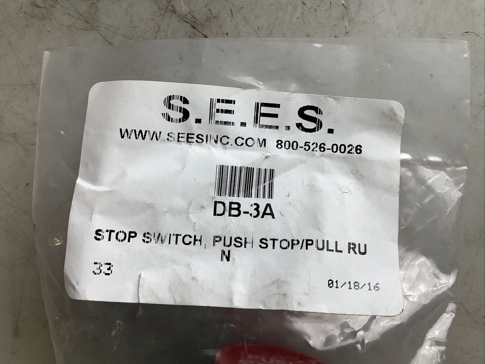 SEES DB-3A STOP SWITCH 476