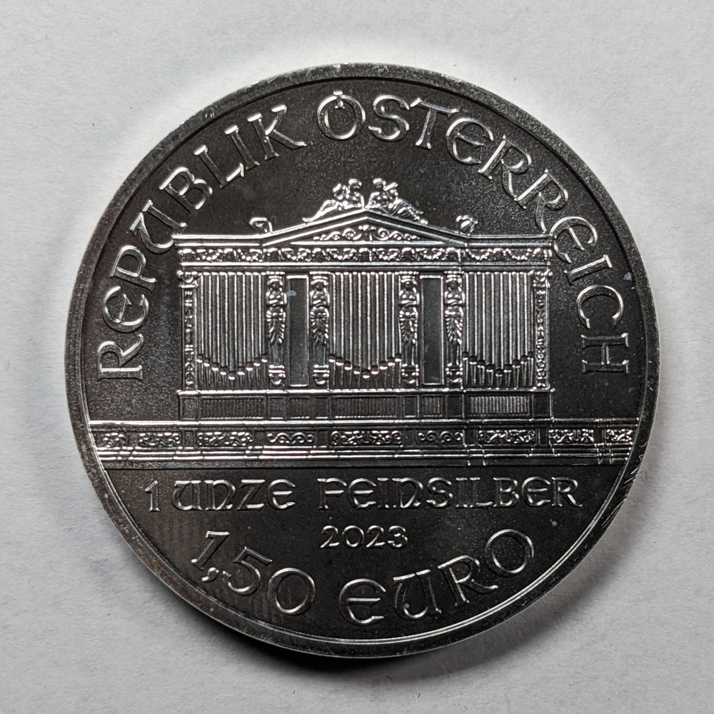2023 Austria Philharmonic One Ounce Fine Silver Uncirculated