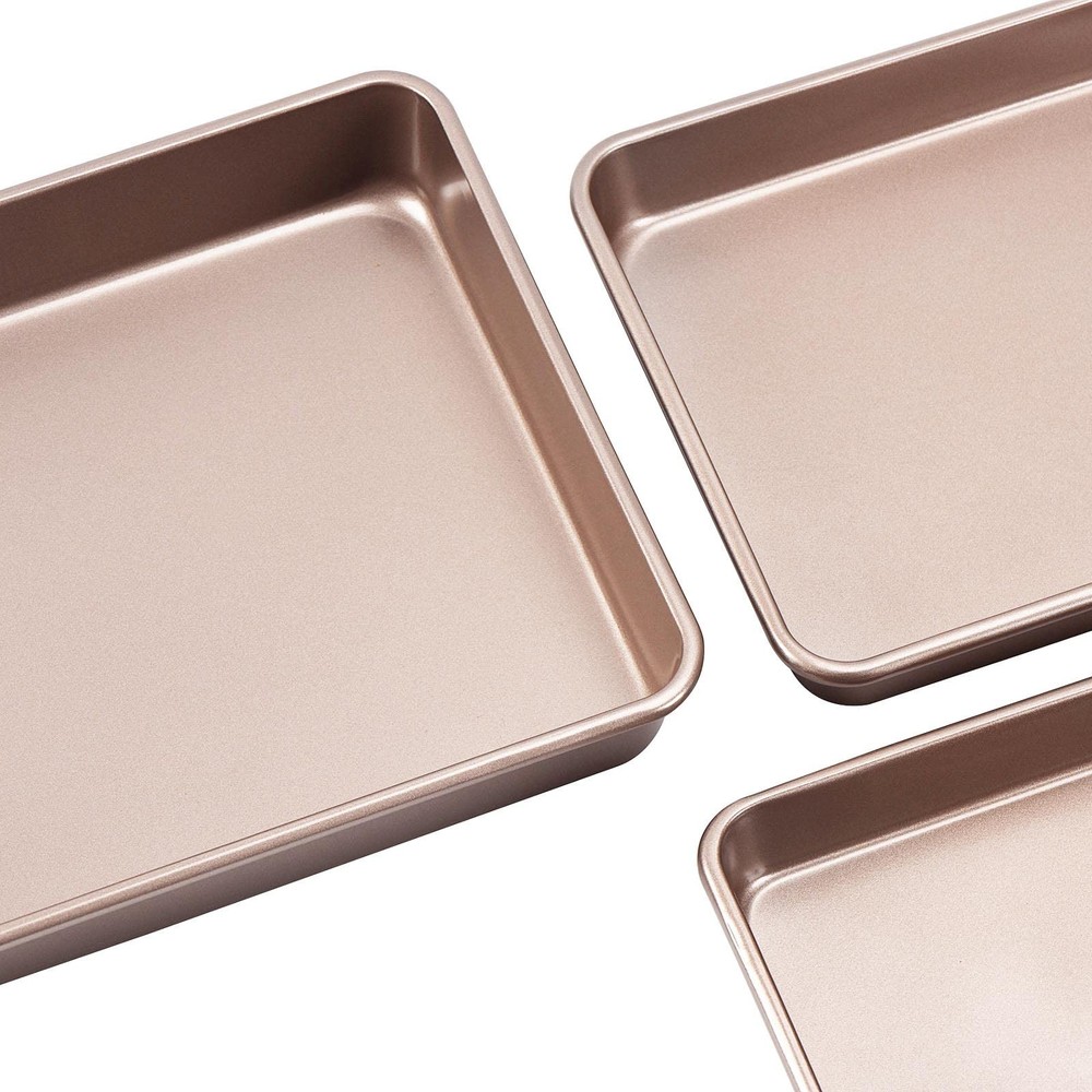 CAMOFOXIN Nonstick Roasting Pan, Deep Baking Pan Set, Large Cake Pan Sets for...