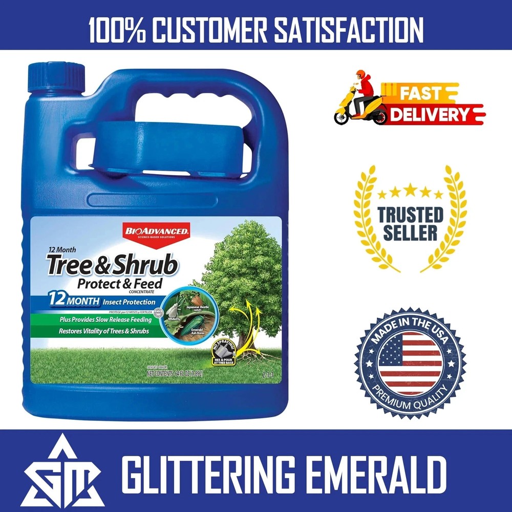 BioAdvanced Tree and Shrub, Concentrate_ protect and feed 64 oz