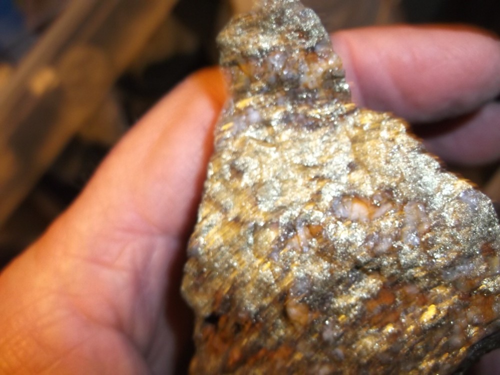 Gold, silver, copper, 242 grams samples ,ore high grade .