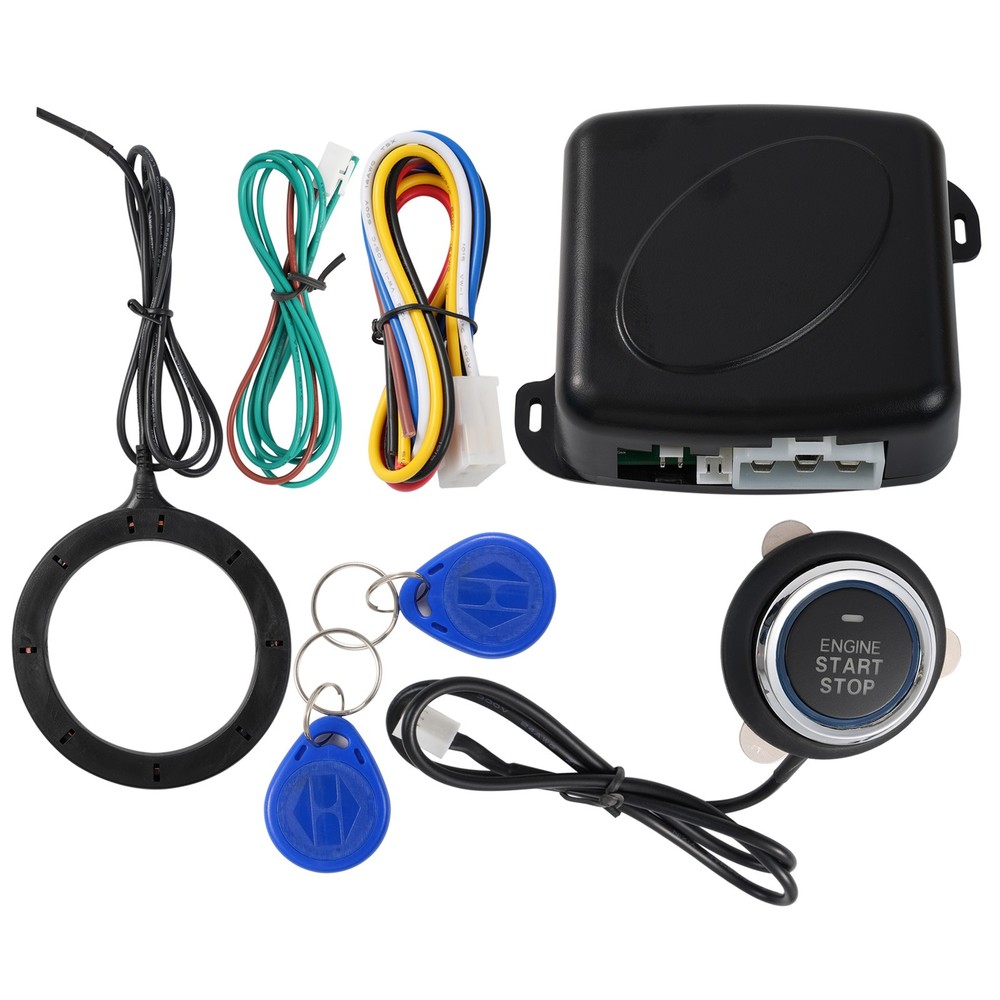 Car 12V Ignition Switch RFID Engine Start Push Button Keyless Entry Starter Kit