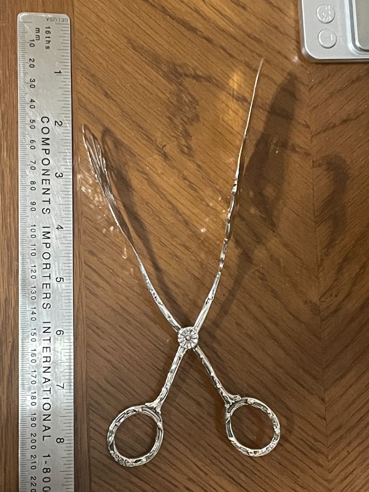 800 Silver Pastry Tongs 69 g