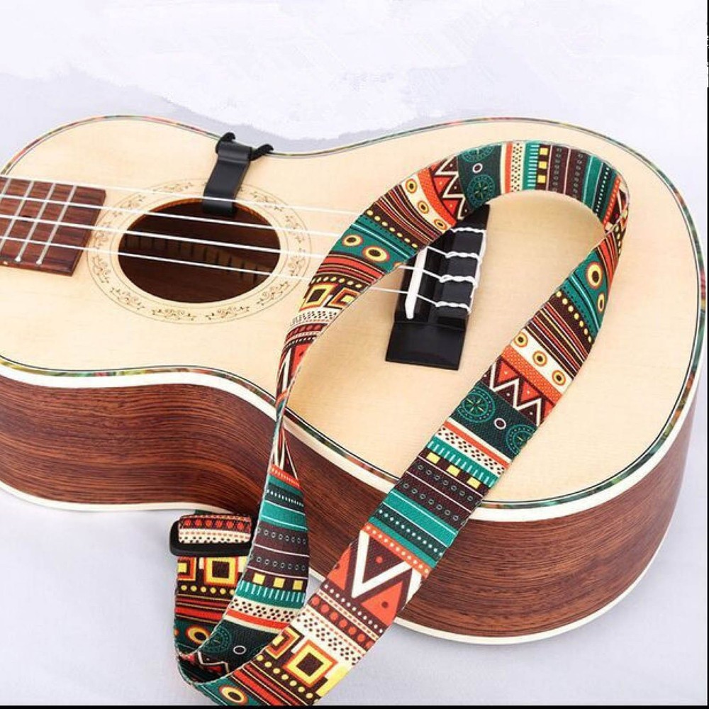 Adjustable (46-75cm) Hook Colorful Nylon Ukulele Guitar Strap Sling Classical