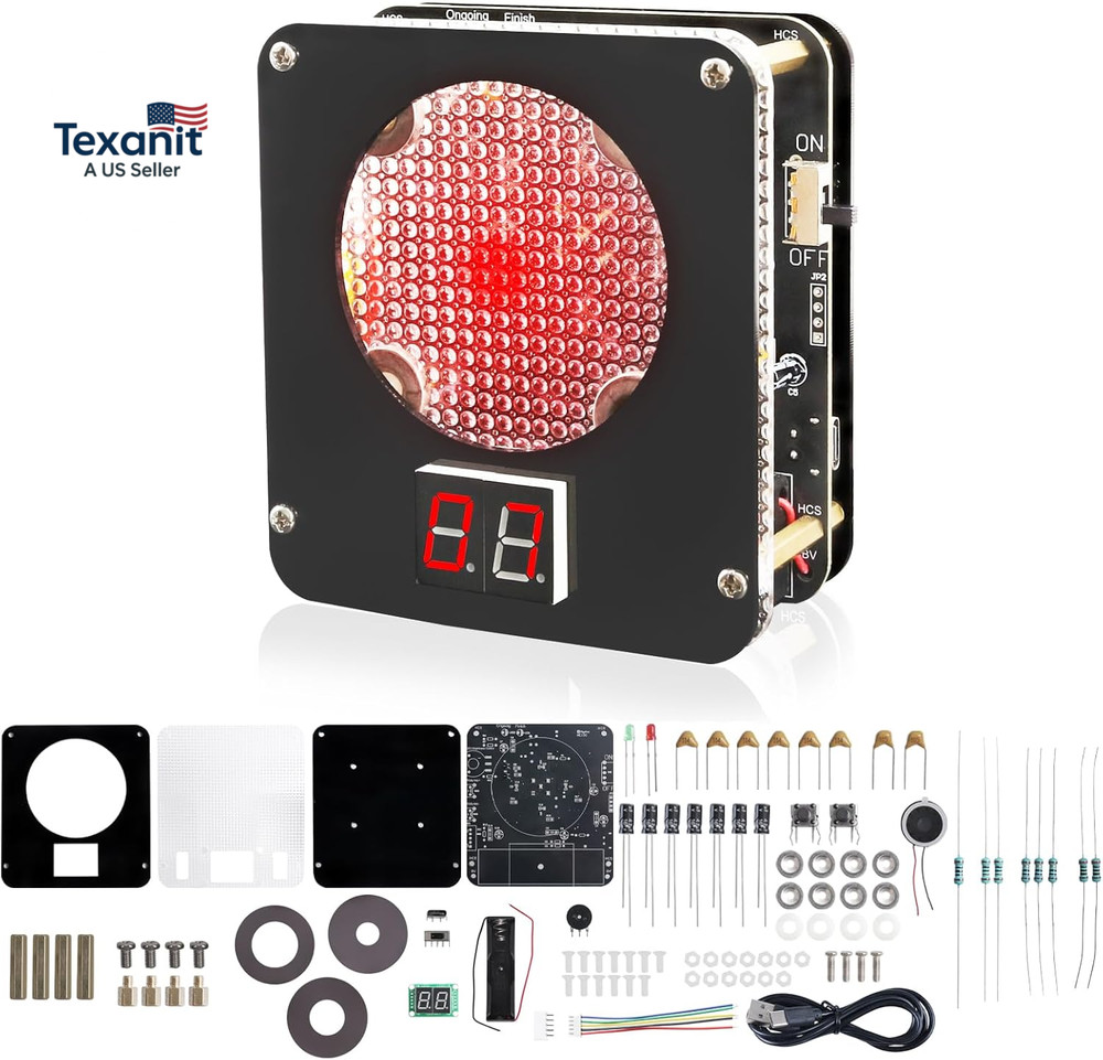 DIY Light-Sensitive Electronic Shooting Target Kit | Soldering Project with Digi