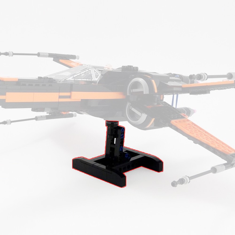 MOC Display Stand for Spaceship Models Collection Showcase