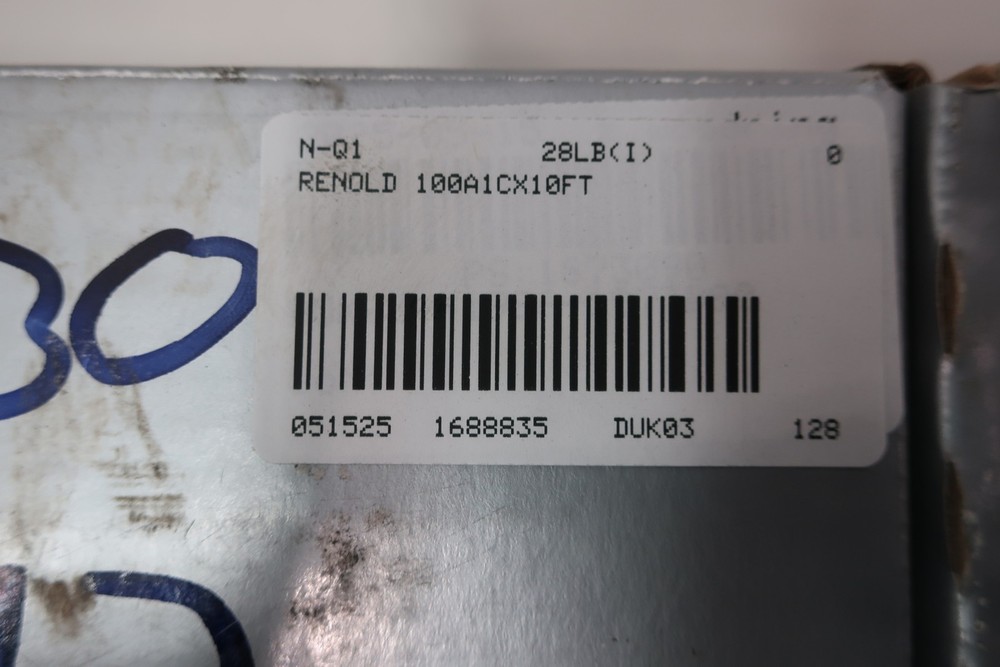 Renold 100A1CX10FT Single Roller Chain 10ft
