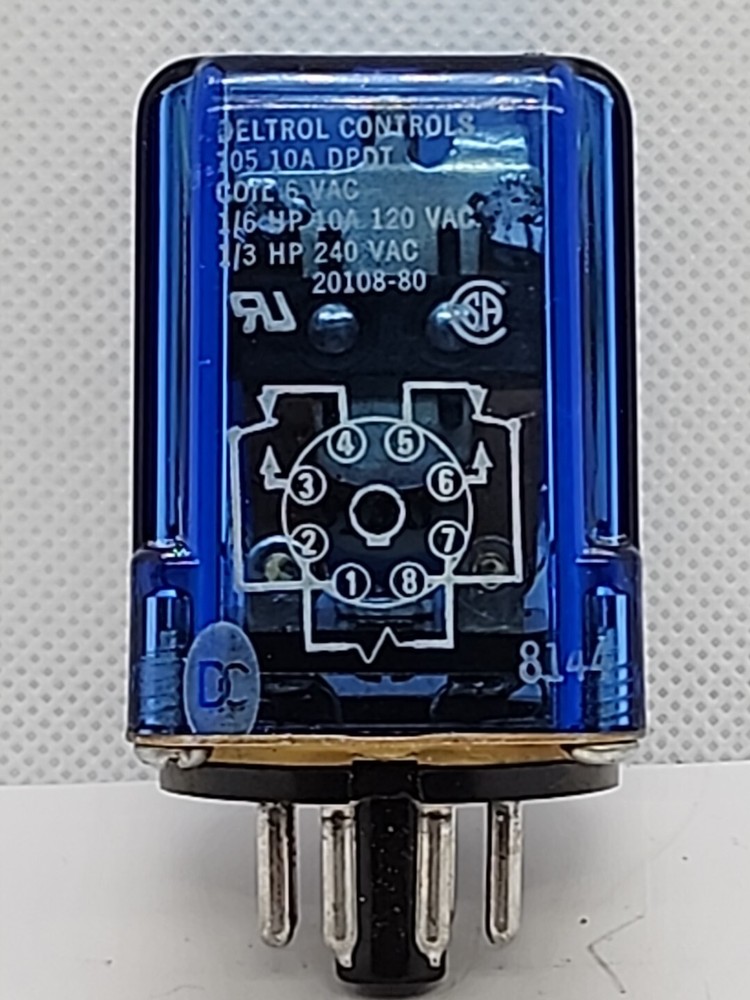Deltrol Controls Time Delay Relay 20108-80 [RC 5-6]