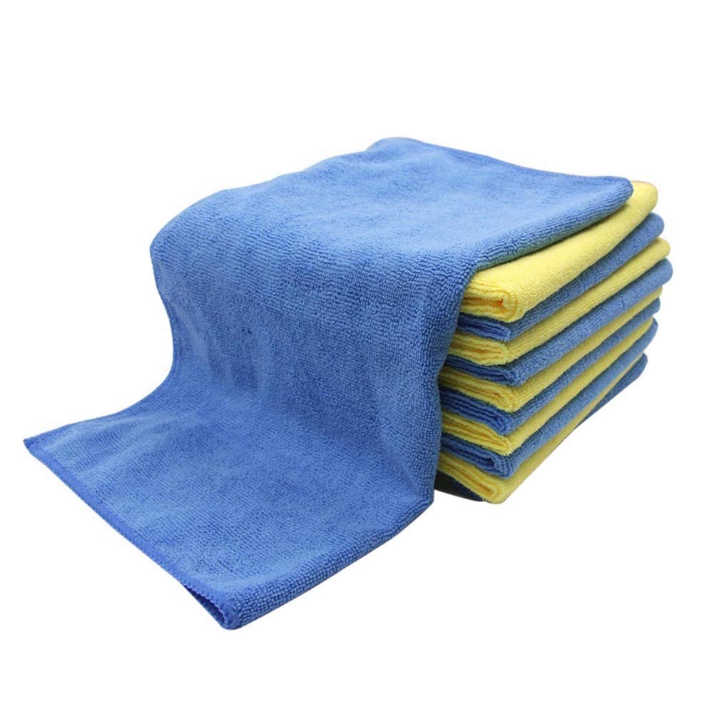 Microfiber Cleaning Cloth-12 Pack-14x14 inches-Lint Free-Streak Free