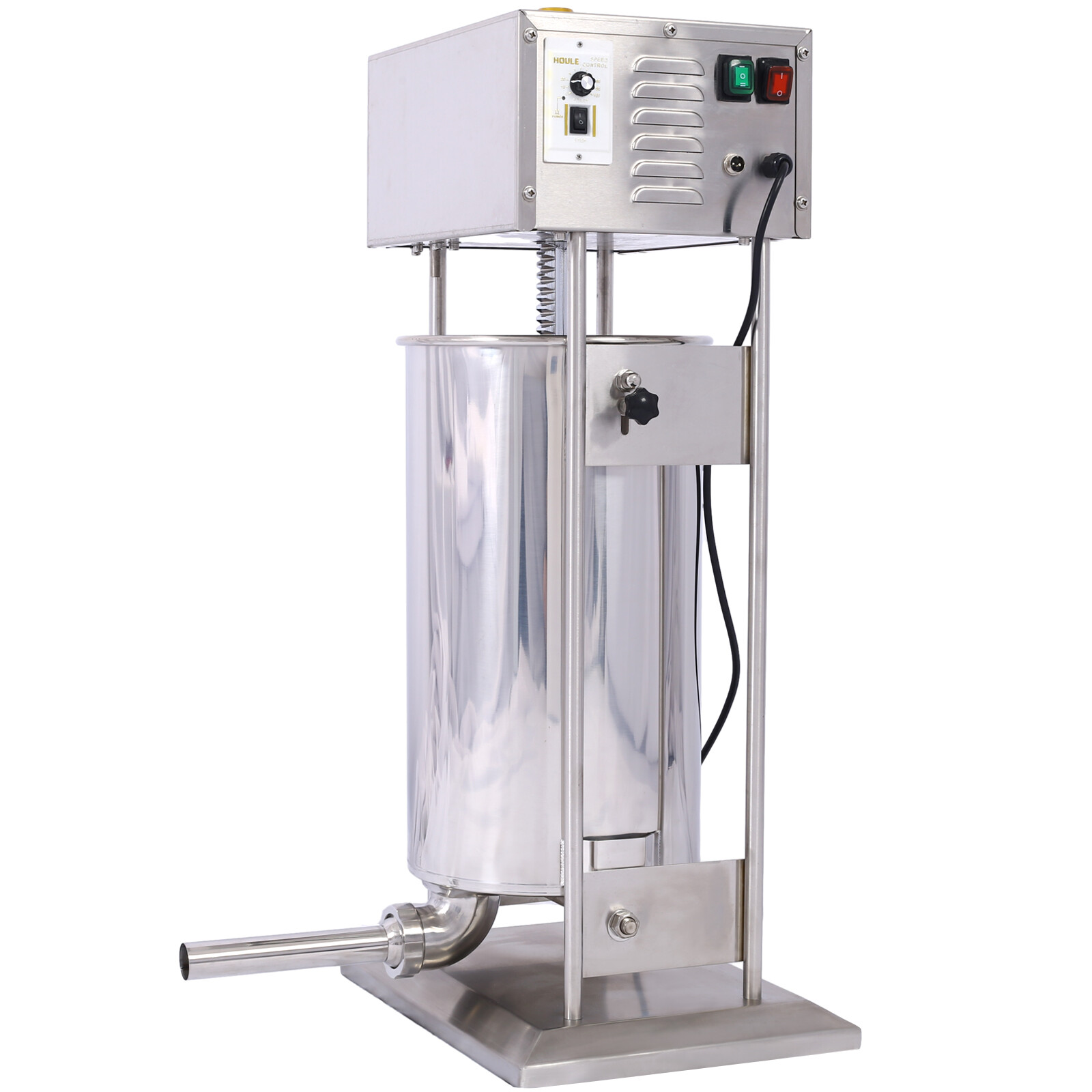 30L Sausage Stuffer Machine 10 Speed Vertical Sausage Maker 5 Filling Tubes