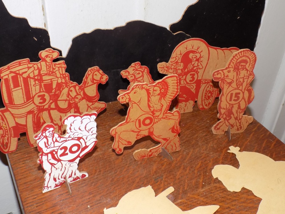 Vintage Keystone Western Target Set in Box