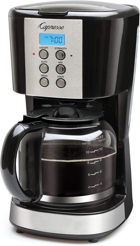 Capresso 12 Cup Drip Programmable Coffee Espresso Maker with Glass Carafe