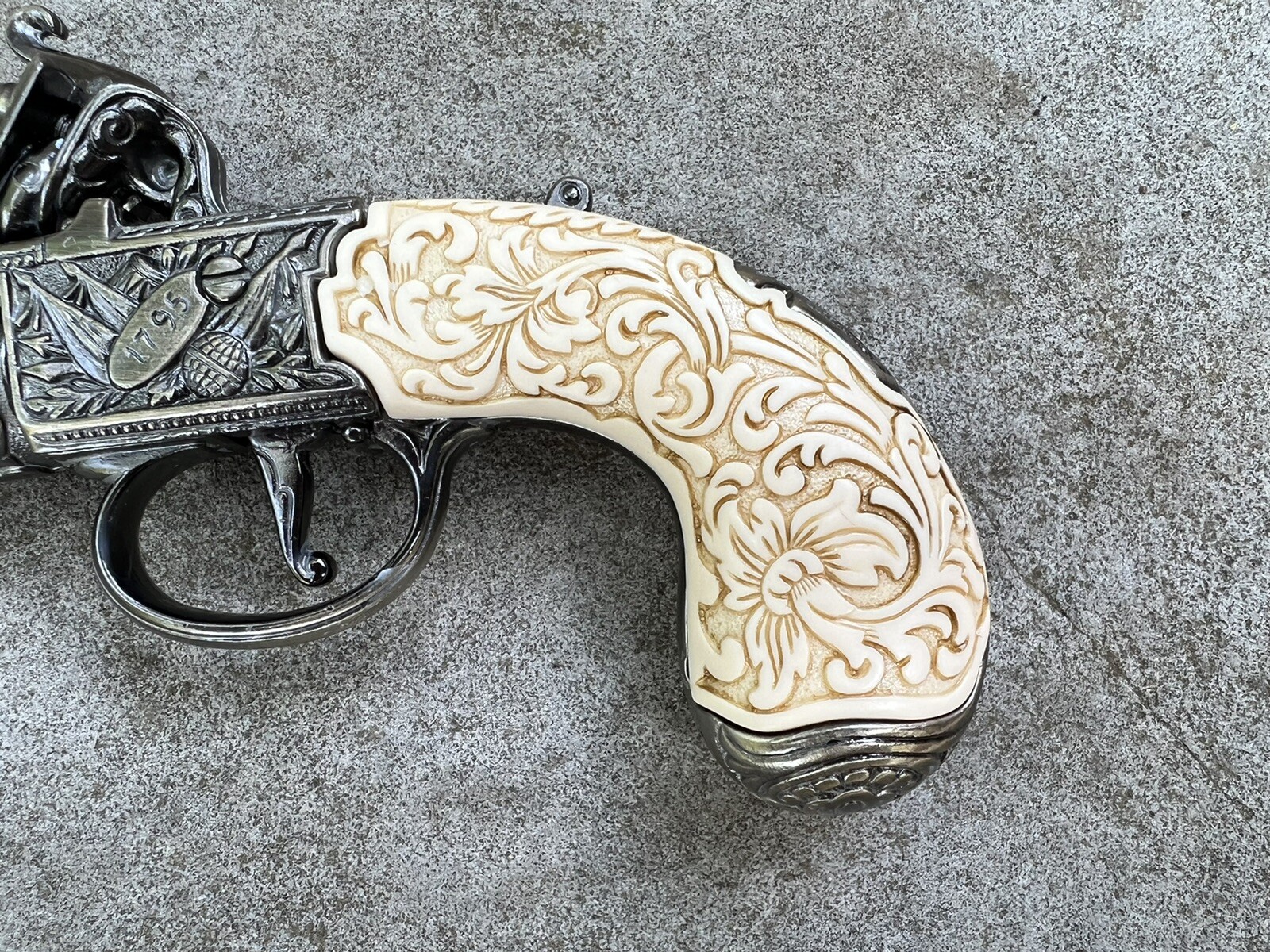 NEW Denix Colonial Replica 18th Century Charing Cross Ornate Flintlock PROPS