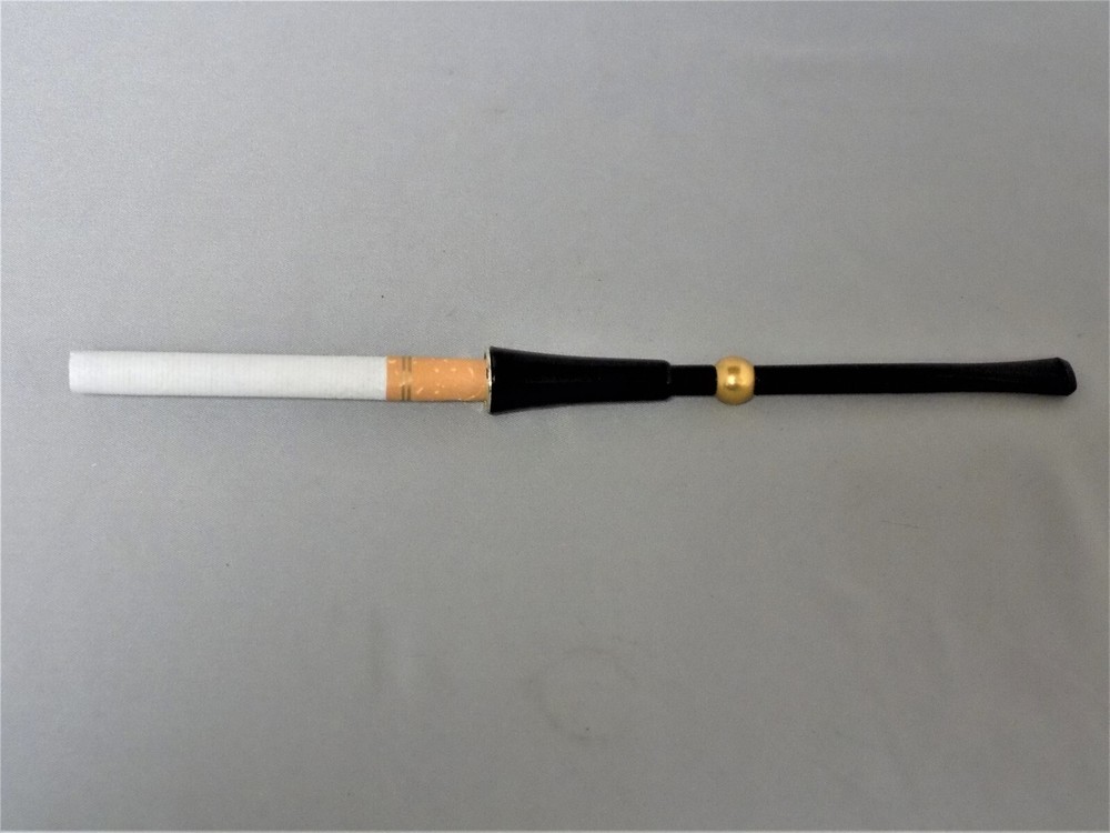 MITCHELL THOMAS CLASSIC EJECTOR CIGARETTE HOLDERS 5 3/4" SIMULATED DIAMONDS 12ct