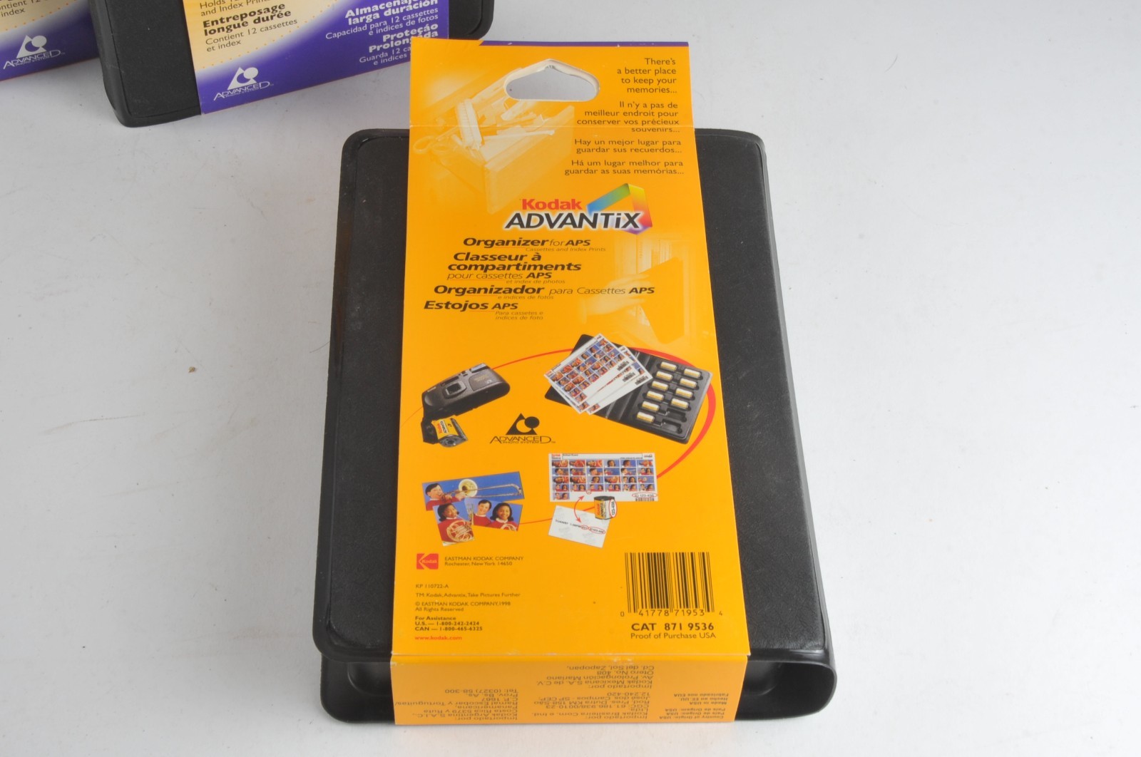 Lot of 3 NOS Vintage Kodak Advantix Film Roll Organizer Holds 12 Cassettes Each