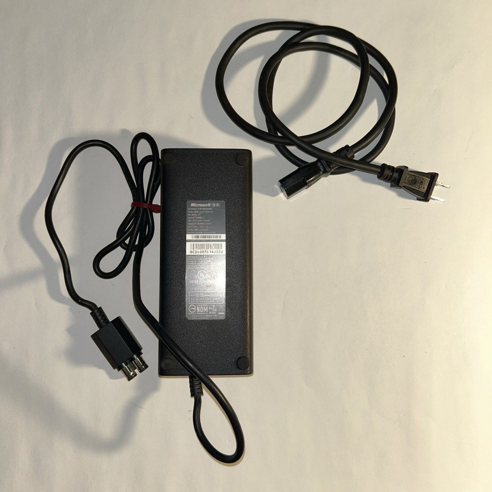 OEM Xbox 360 S AC Adapter, Kinect Sensor Bar, Controller, Nyko Battery, Cable