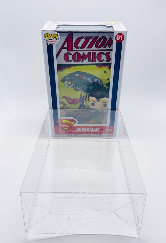 Funko Pop! Comic Covers Protector made with SCRATCH & UV RESISTANT 0.50mm thick