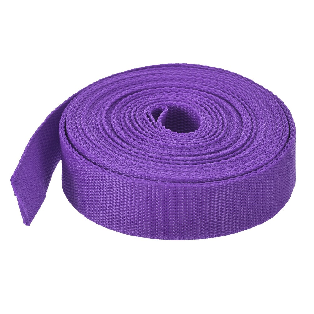 Lightweight Polypropylene Webbing Strap 3.8cm 10 Yard Dark Purple