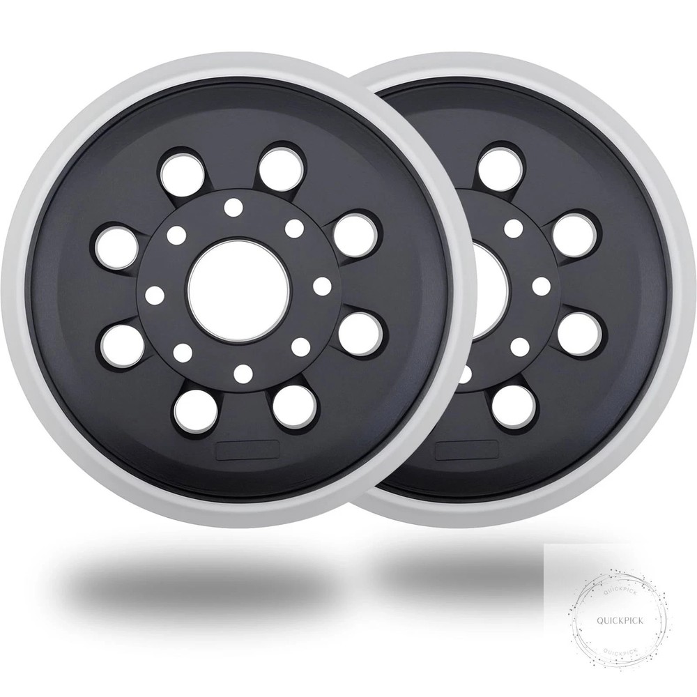 2 Pack 5 Inch 8 Hole Hook & Loop Replacement Sander Pad for 5" Bosch ROS20VS,