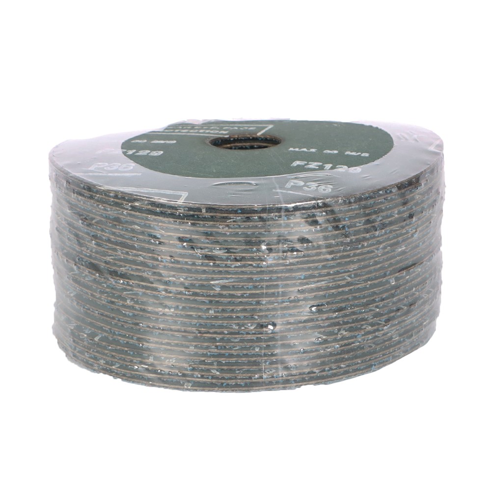 36 Grit 25Pack 5" x 7/8" Zirconia Resin Fiber Grinding And Sanding Discs