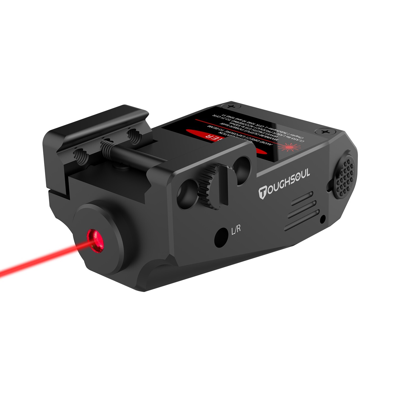 TOUGHSOUL Low Profile Red Laser Sight Magnetic Rechargeable Gun Pistol Picatinny