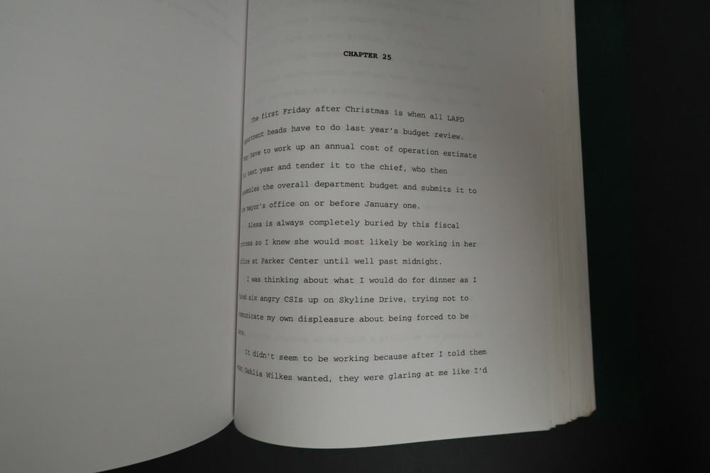 Stephen J. Cannell Original Book Script Studios Collection The Prostitutes' Ball