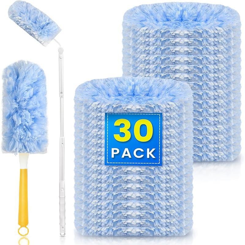 Swiffer Duster Refills 10 Pack Compatible 360 Handle Unscented Dusting Cloths
