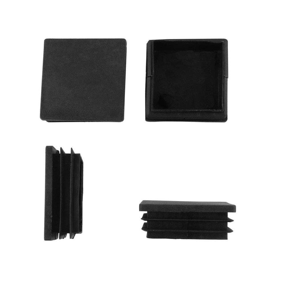 50mm x 50mm hard plastic pipe insert empty caps 12pcs