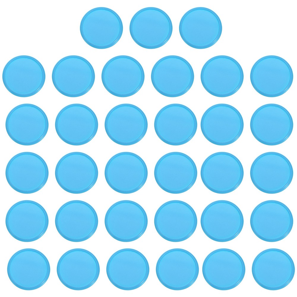 28mm Book Binding Discs 33pcs Discbound Expansion Discs Round, Blue