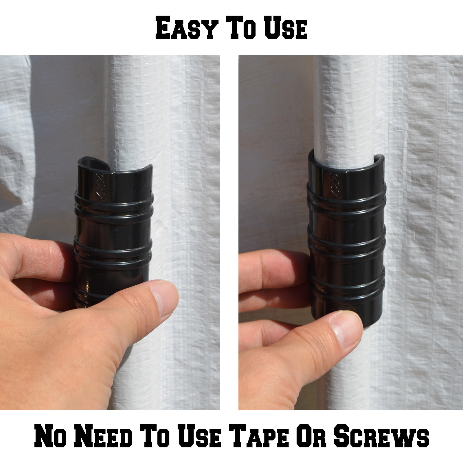 ABS Greenhouse Cover Clamp for Plastic Fabric Shade Banner Frame