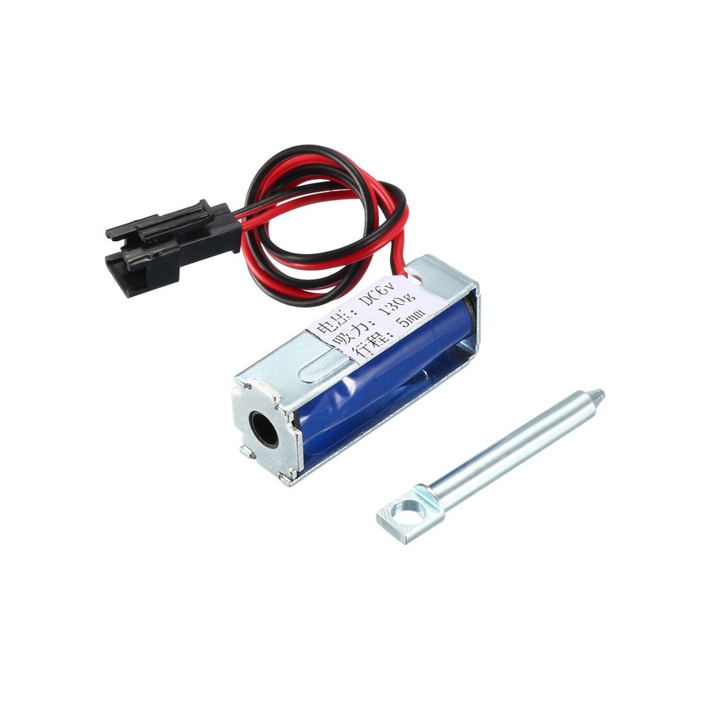 DC6V 1.5A 5mm Electromagnetic Solenoid Pull Type Block for Door Lock