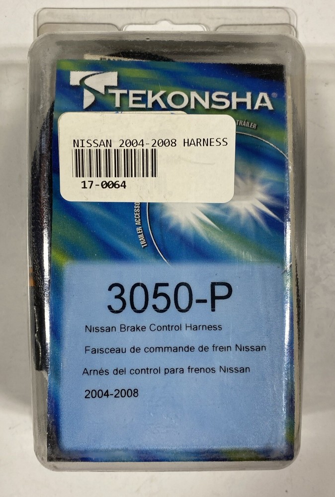 Tekonsha Trailer Brake Controller Wiring Harness 3050-P
