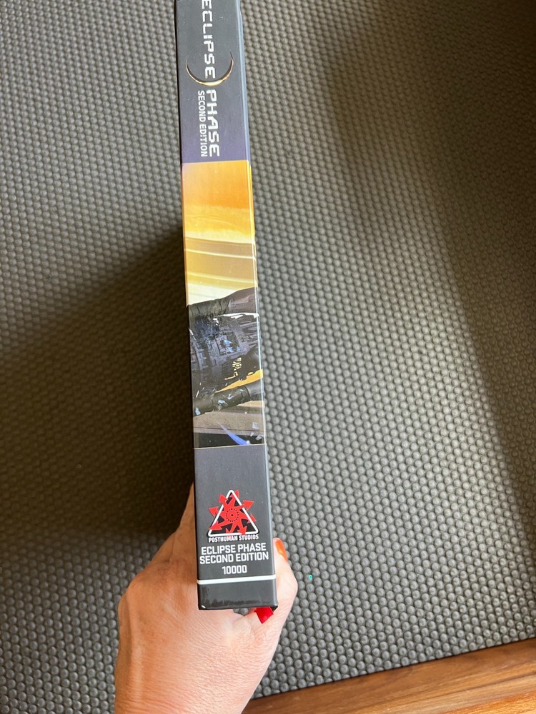 ECLIPSE PHASE Core Rulebook — 2nd Edition Hardcover — Posthuman Studios — MINT