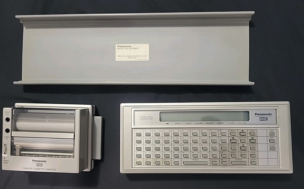 Panasonic HHC RL-H1400 Handheld Computer With Modules Printer Tested Working