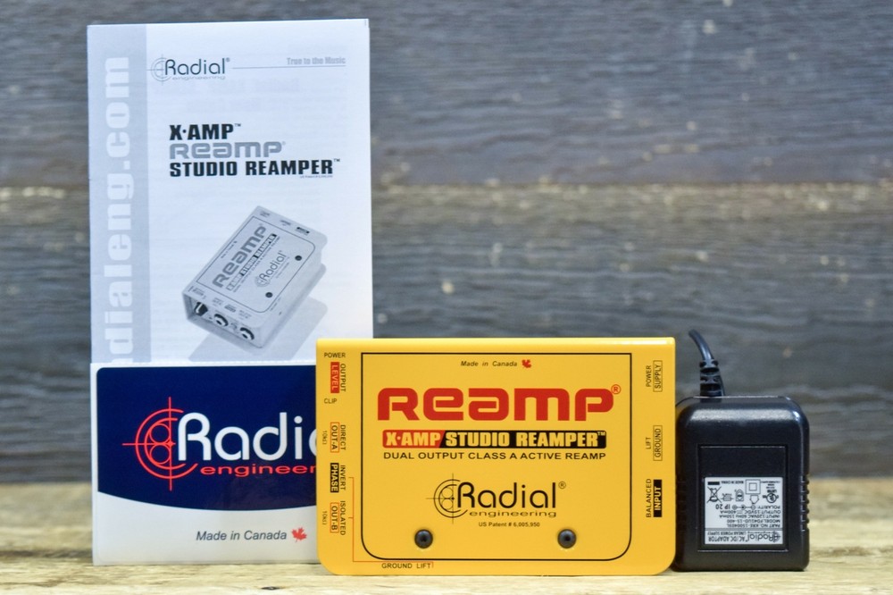 Radial Engineering X-Amp Studio Reamper Dual Output Class A Active Reamp