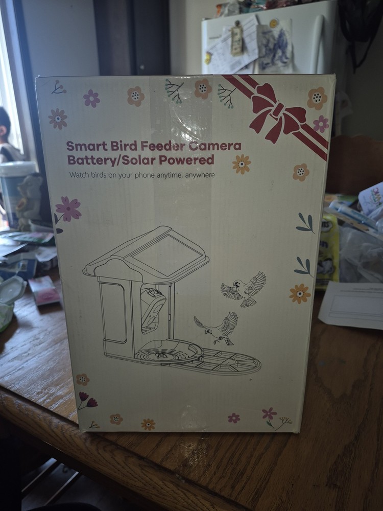 Smart Bird Feeder Camera Solar Powered