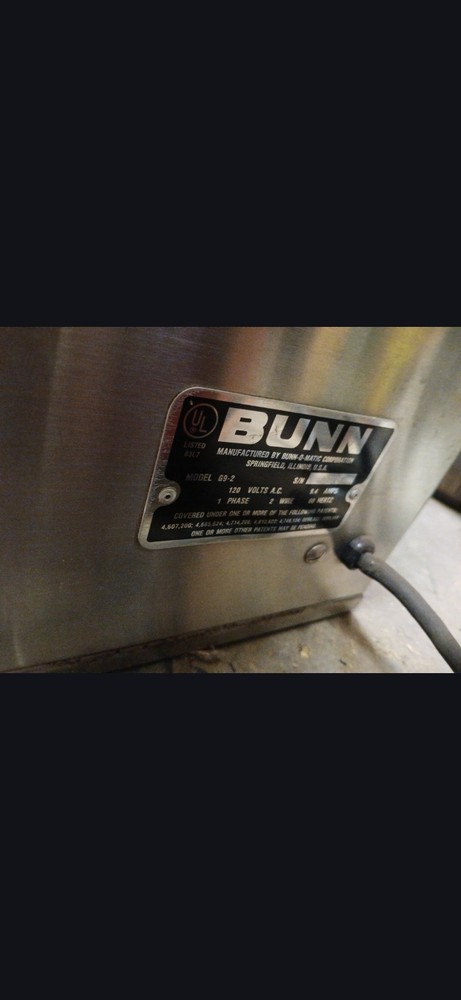 BUNN G9-2-HD Coffee Grinder - Silver