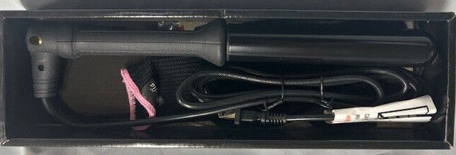 BEBELLA PROFESSIONAL CLIPLESS CURLING IRON JUMBO (BLACK, 32MM) NWB