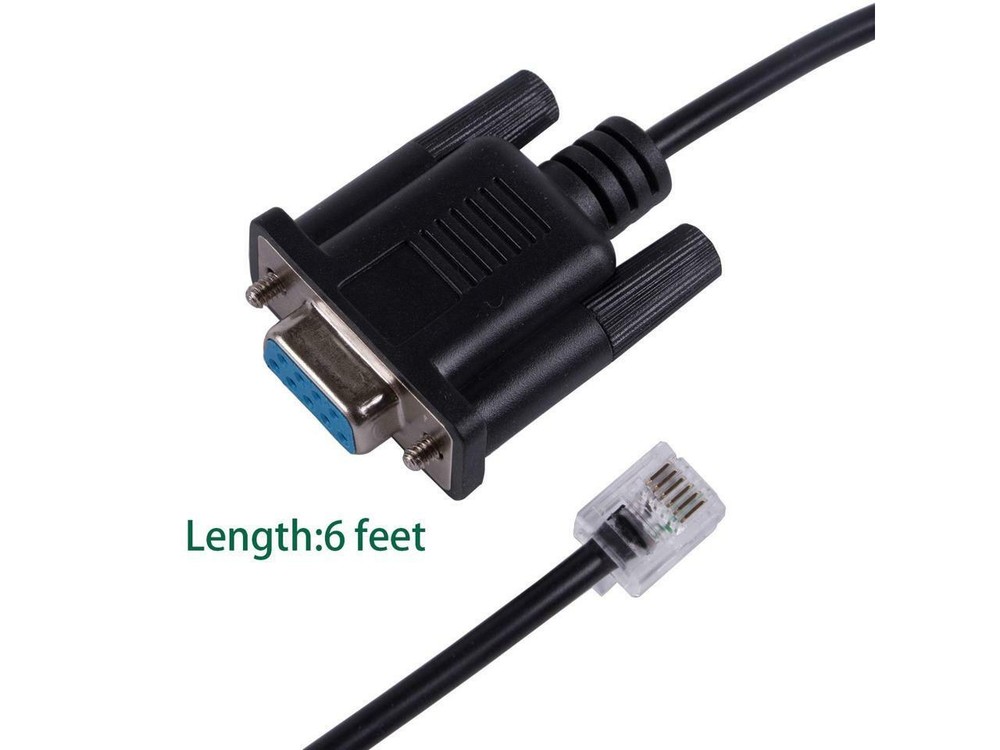 3' CB 10756:RJ12-DB9F Serial Cable