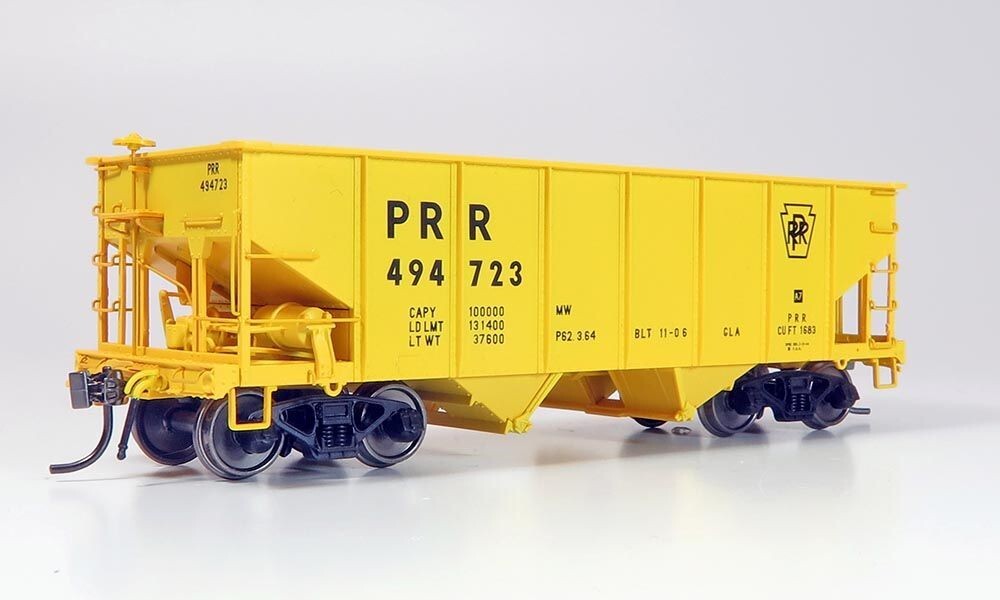 HO PRR GLa 2-Bay Hopper: PRR - MOW Service: Single Car