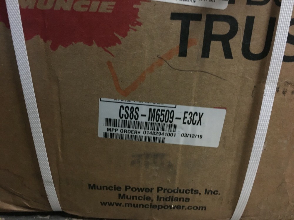 *NEW* MUNCIE PTO: CS8S-M6509-E3CX