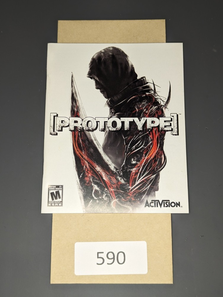 Prototype PS3 Sony Playstation 3 **MANUAL ONLY**