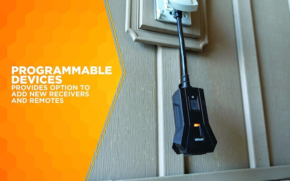 2 Pack Wireless Remote Control Outlet Kit - Convenient Lighting Controller