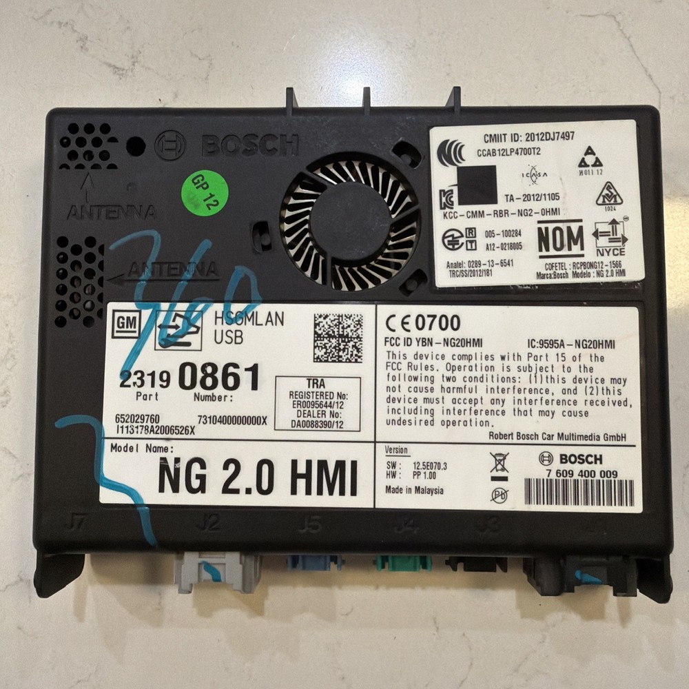 2014-2015 GM HUMAN MACHINE INTERFACE HMI MODULE OEM *UNLOCK EXTRA FEE* 23190861