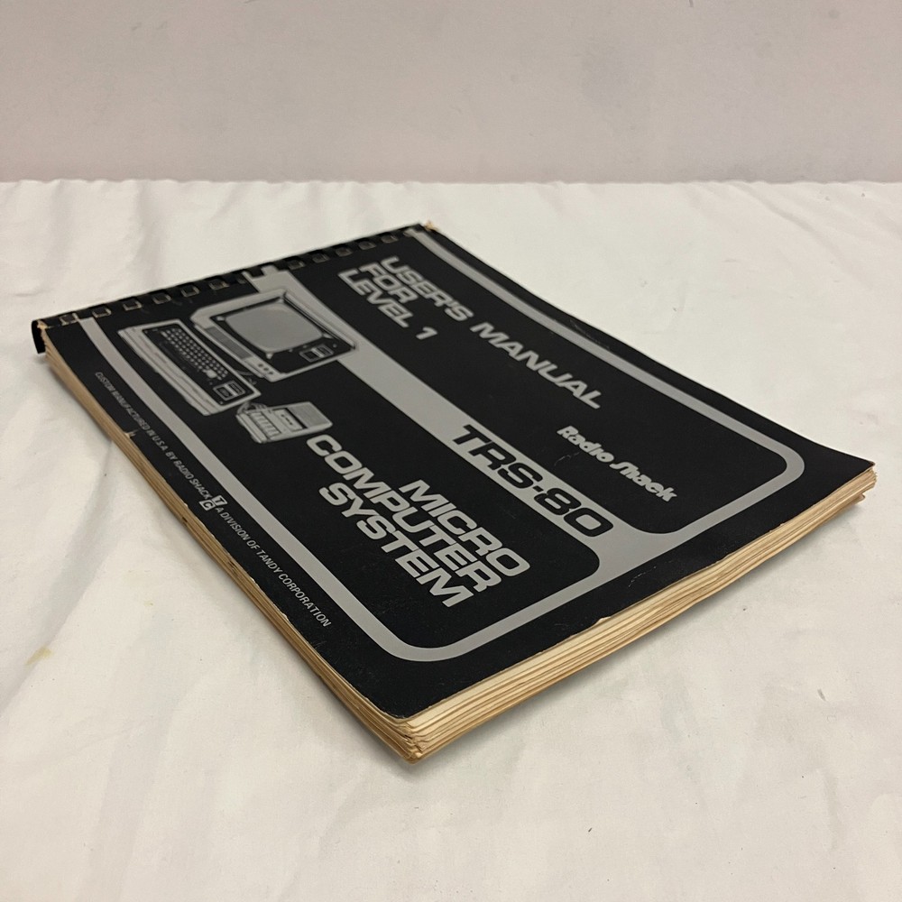 TRS-80 User's Manual for Level 1 - Radio Shack Micro Computer System