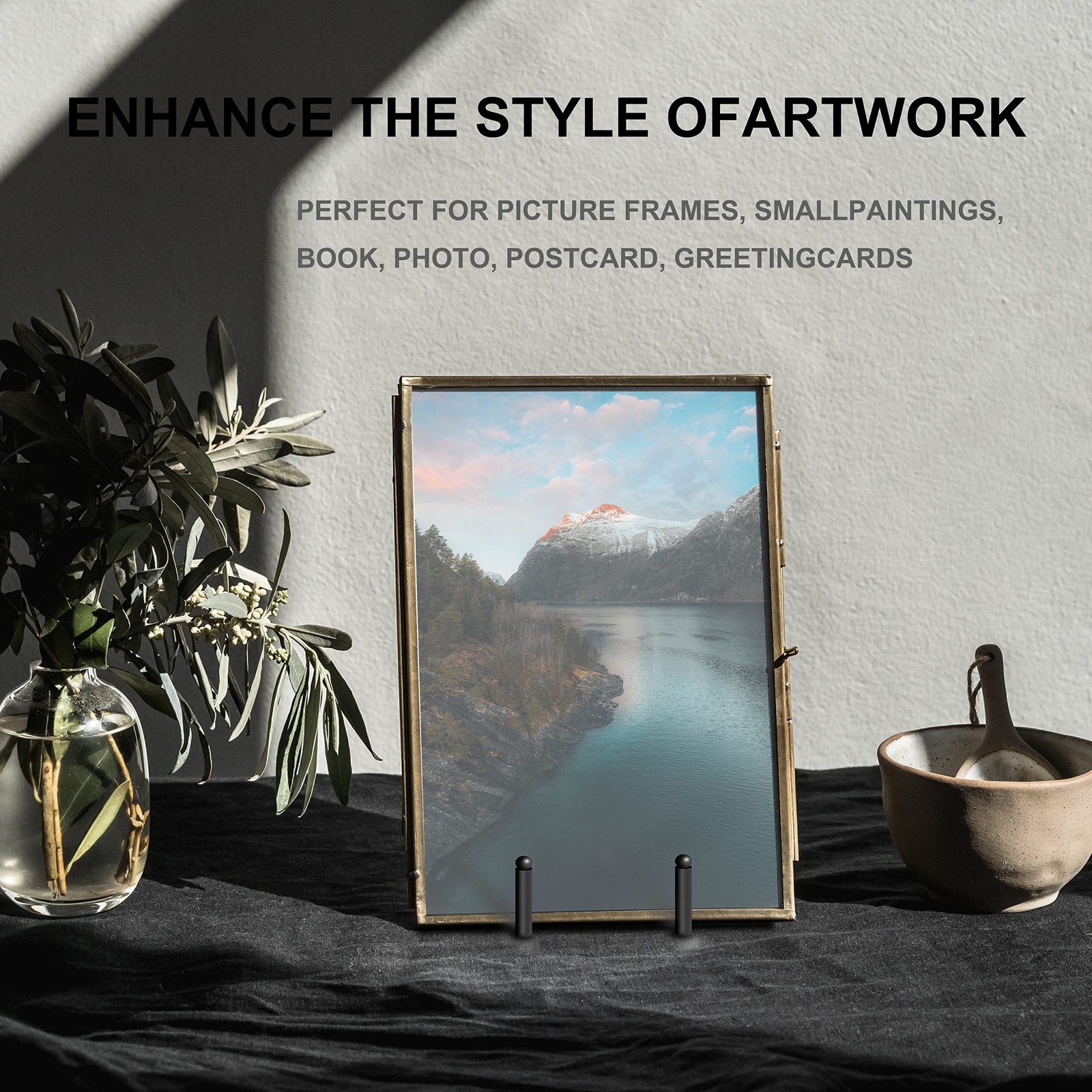 5 Pack 6 Inch Plate Stands for Display, Plate Holder Display Stands, Metal Fr...